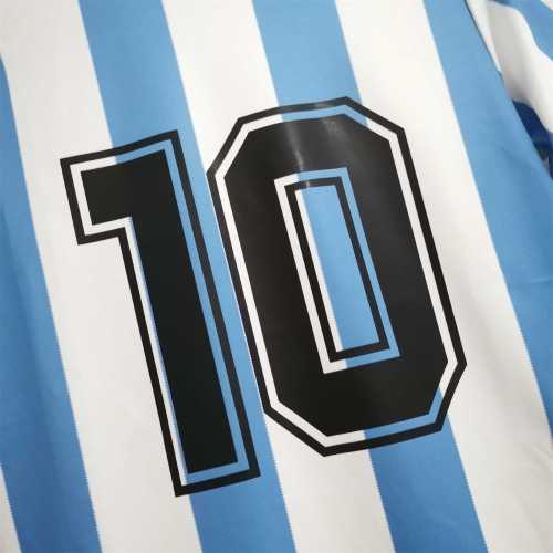 Retro Jersey 1978 Argentina 10 Home Soccer Jersey Vintage Football Shirt