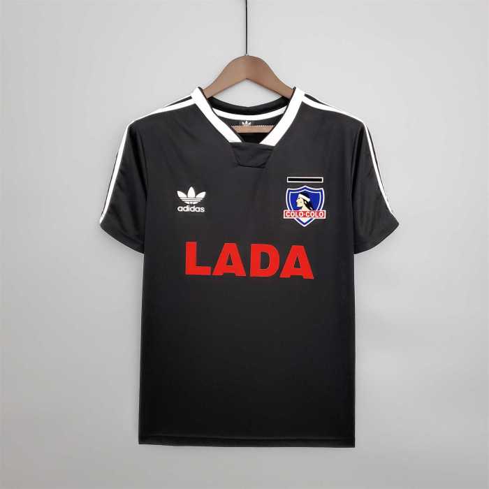 Retro Jersey 1991 Colo-colo Away Black Soccer Jersey Vintage Football Shirt
