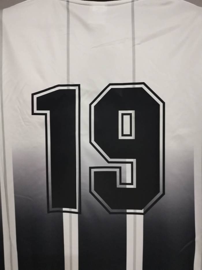 Retro Jersey 1997-1999 Rangers 19 Away White/Black Soccer Jersey