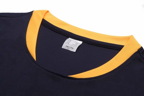 S0107113 Black Soccer Training Jersey and Shorts with any custom team logo