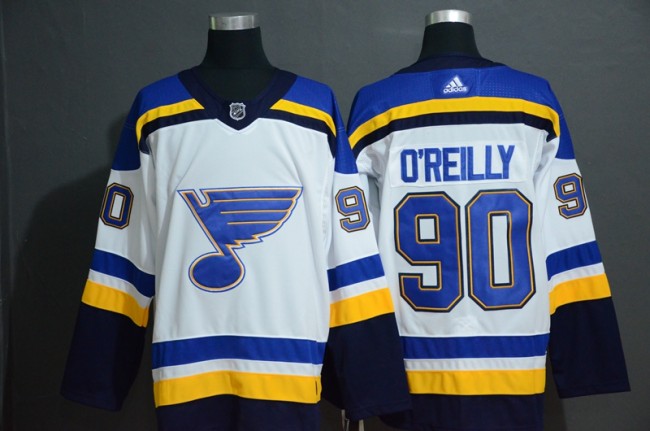 St. Louis Blues 90 Ryan O'Reilly White NHL Jersey