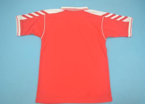 Retro Jersey 1998 Denmark Home Red Soccer Jersey Vintage Football Shirt