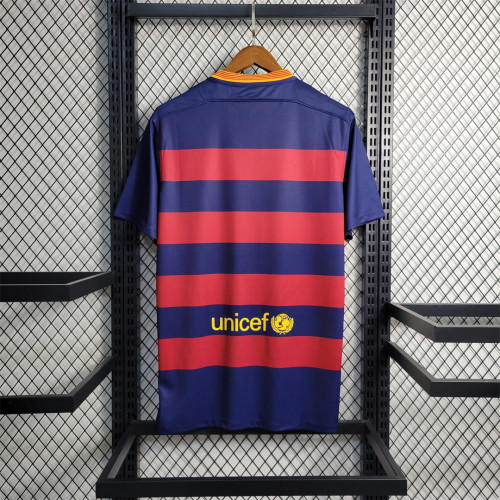 Retro Jersey 2015-2016 Barcelona Home Soccer Jersey Vintage Football Shirt