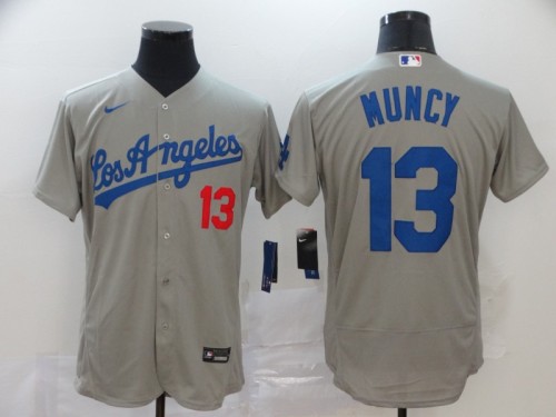Los Angeles Dodgers 13 ACUNA JR. Grey 2020 Flexbase Jersey