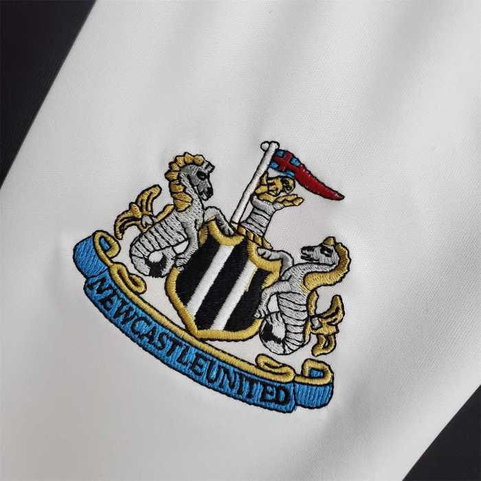 Newcastle Commemorative Edition White and Black Soccer Jersey