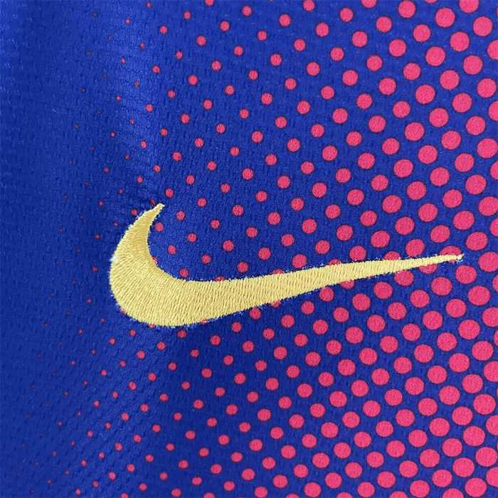 Retro Shirt Long Sleeve 2012-2013 Barcelona Home Soccer Jersey