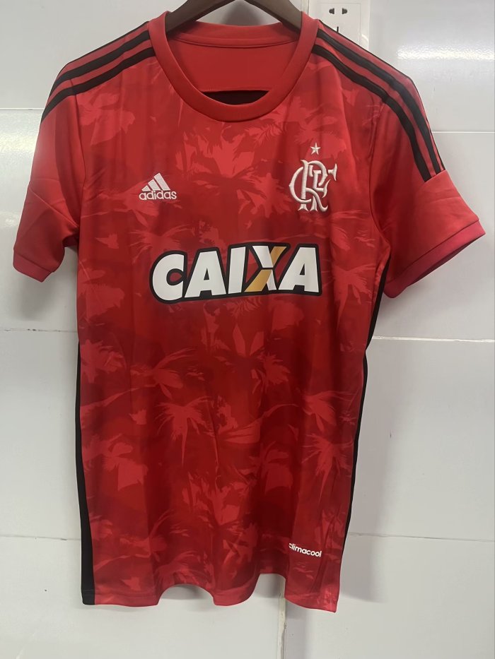 Retro Jersey 2014-2015 Flamengo Third Away Red Soccer Jersey Vintage Football Shirt