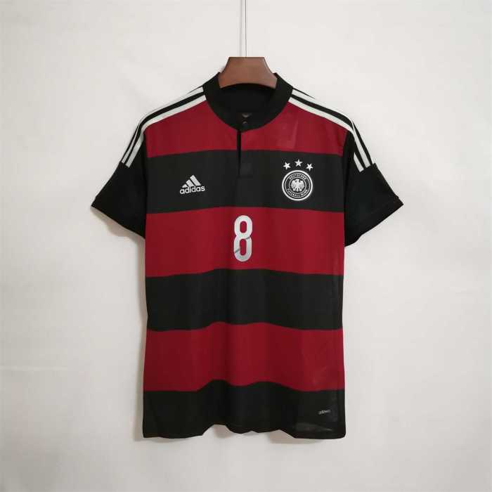 Retro Jersey 2014 Germany OZIL 8 Away Soccer Jersey Vintage Football Shirt