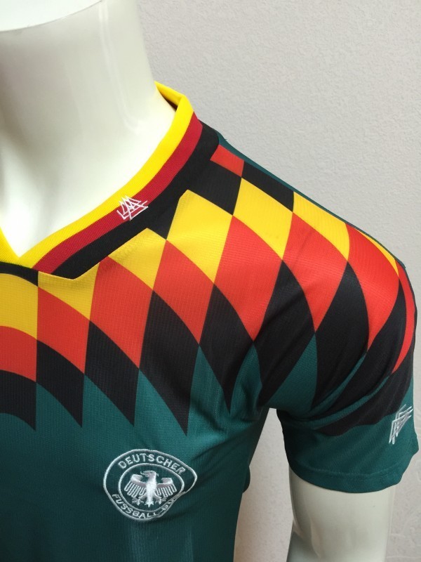 Retro Jersey 1994 Germany Away Green Soccer Jersey