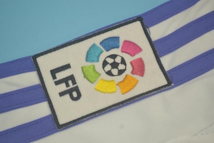 with LFP Patch Retro Jersey 2007-2008 Real Madrid Home Soccer Jersey