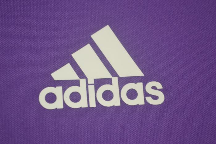 with Front Lettering+UCL+Golden FIFA Patch Retro Jersey Player Version Real Madrid 2016-2017 Away Purple Soccer Jersey