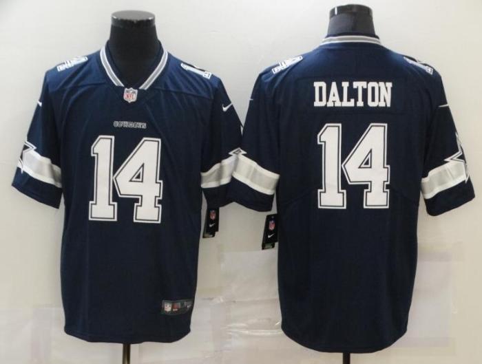 Cowboys 14 Andy Dalton Navy Vapor Untouchable Limited Jersey