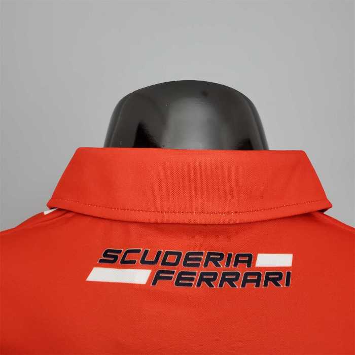 F1 Formula One; Ferrari racing suit Polo red Racing Jersey