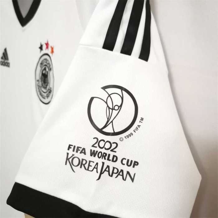 with World Cup Patch Retro Jersey 2002 Germany Home Soccer Jersey Vintage Football Shirt