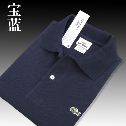 Dark Blue Classic La-coste Polo Same Style for Men and Women
