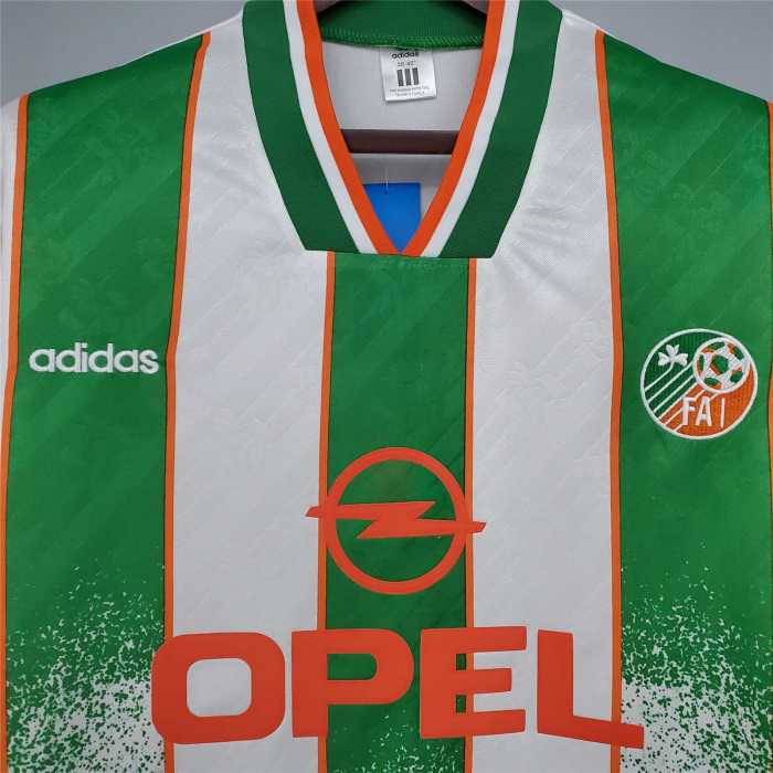 Retro Jersey 1994 Ireland Away White Soccer Jersey Vintage Football Shirt