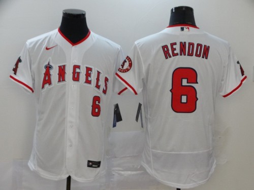 Los Angeles Angels of Anaheim 6 RENDON White 2020 Flexbase Jersey
