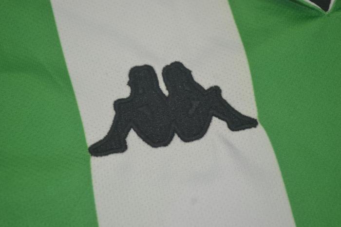 Retro Jersey Real Betis 1998-1999 Home Soccer Jersey Vintage Football Shirt