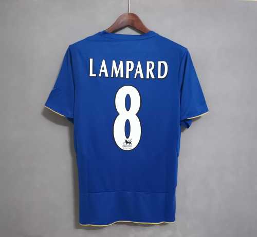 Retro Jersey 2005-2006 Chelsea 8 LAMPARD 100 Years Centenay Home Soccer Jersey