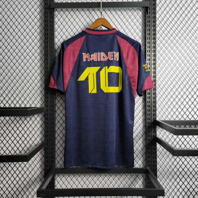 Retro Jersey 2010 West Ham Iron Maiden 10 Home Soccer Jersey