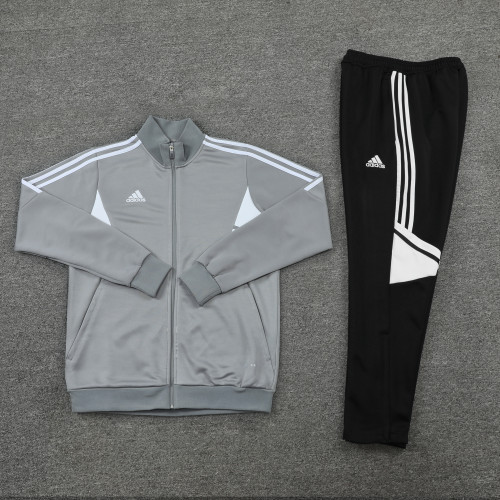 AJ03 Grey Training Suit DIY Custom Team Logo