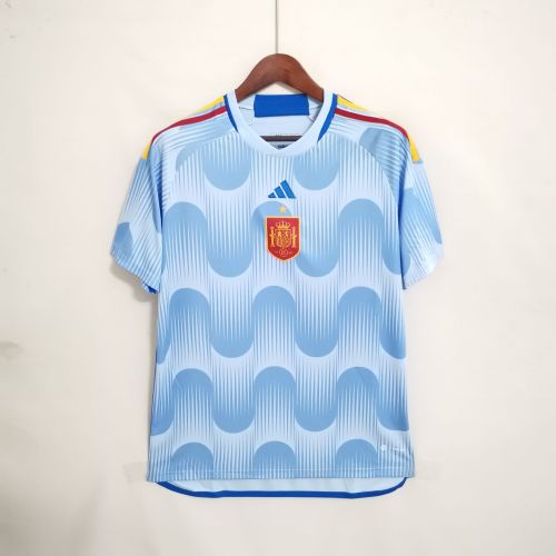 Fans Version 2022 World Cup Spain Away Soccer Jersey