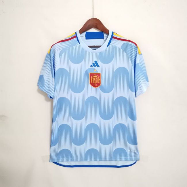 Fans Version 2022 World Cup Spain Away Soccer Jersey