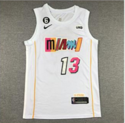 Miami Heat 13 ADEBAYO White NBA Jersey Basketball Shirt
