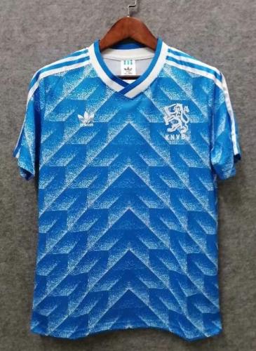 Retro Jersey 1990 Netherlands Away Blue Soccer Jersey
