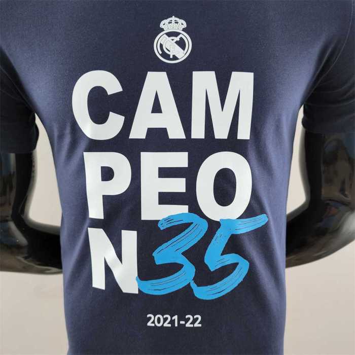 #K000167 Real Madrid Royal Blue Soccer T-shirt