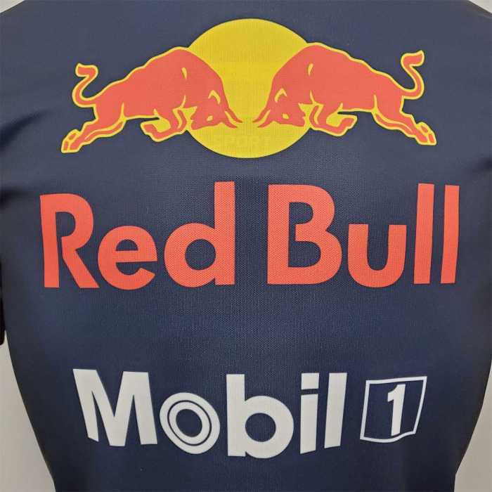 F1 Formula One racing suit; Honda Red Bull racing suit Royal Blue Racing Jersey