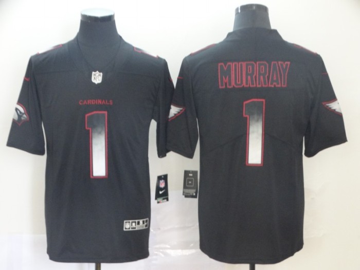 Arizona Cardinals 1 Kyler Murray Black Arch Smoke Vapor Untouchable Limited Jersey