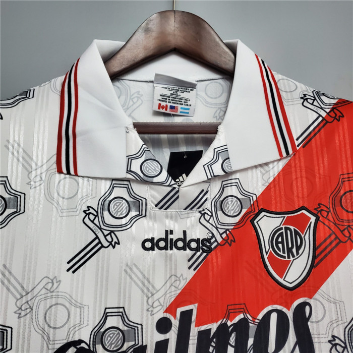 Retro Jersey 1996-1997 River Plate 11 SALAS Home Soccer Jersey Vintage Football Shirt