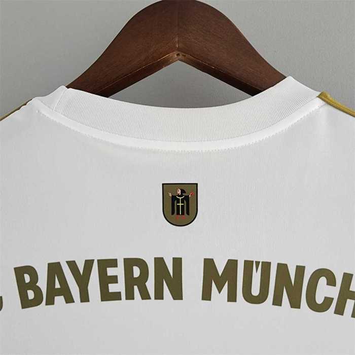 Retro Jersey 2022-2023 Bayern Munich Away White Soccer Jersey Bayern Munchen Football Shirt