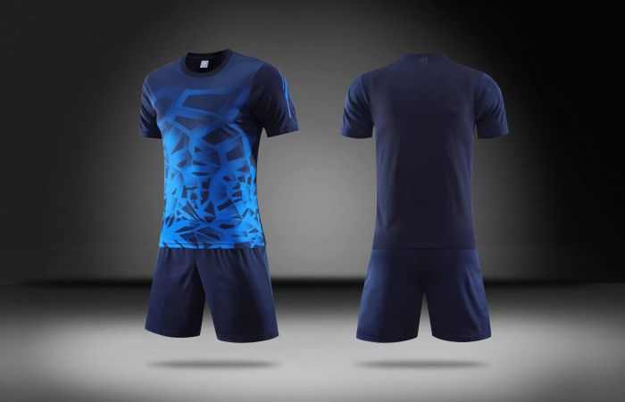 LK-S070120 Plate Suit  Navy Blue Soccer Jersey  Short