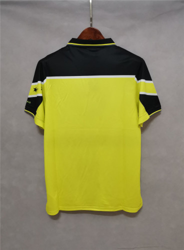 Retro Jersey 1996-1997 Borussia Dortmund UCL Version Yellow Soccer Jersey