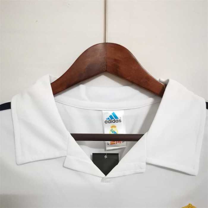 with UCL Patch Retro Jersey 2002-2003 Real Madrid Home Soccer Jersey