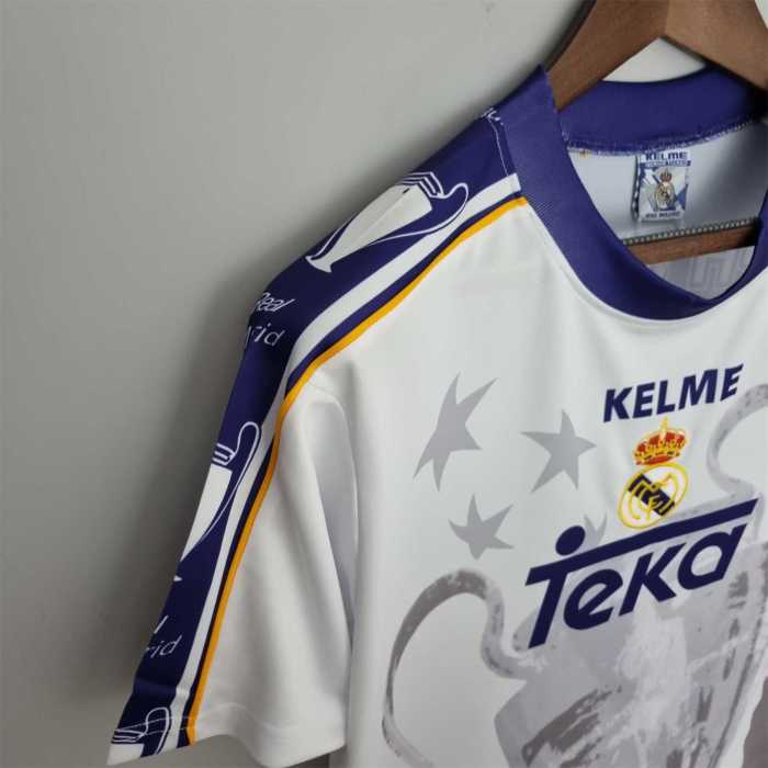 Retro Jersey 1997-1998 Real Madrid Champions League 7 Champions Commemorative Edition Soccer Jersey