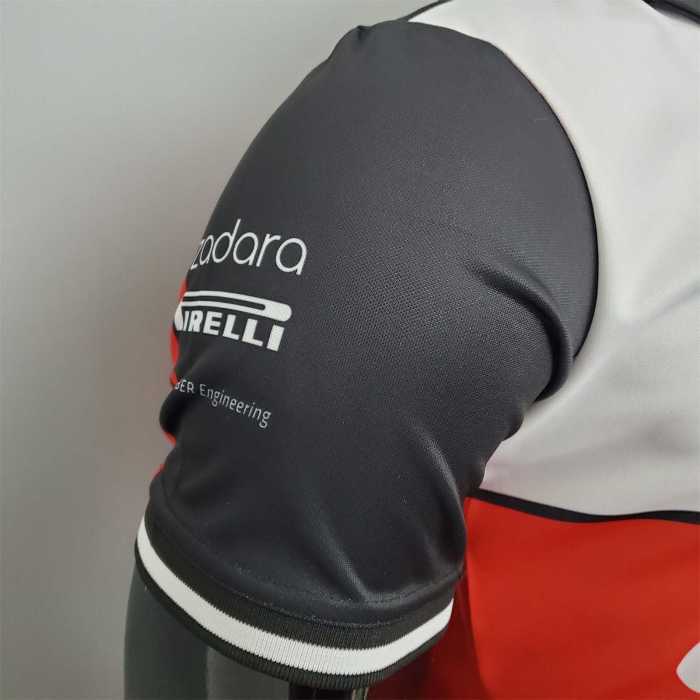 F1 Formula One Alpha Taurus Red and White Racing Jersey