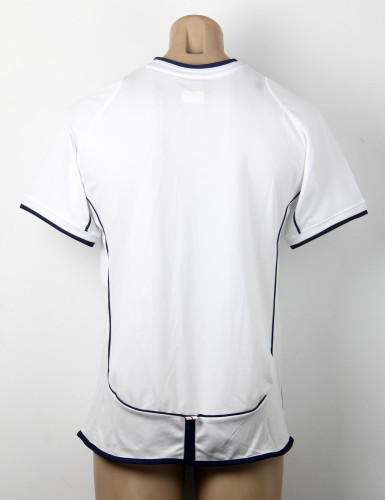 Retro Jersey 2002 England Home Soccer Jersey Vintage Football Shirt