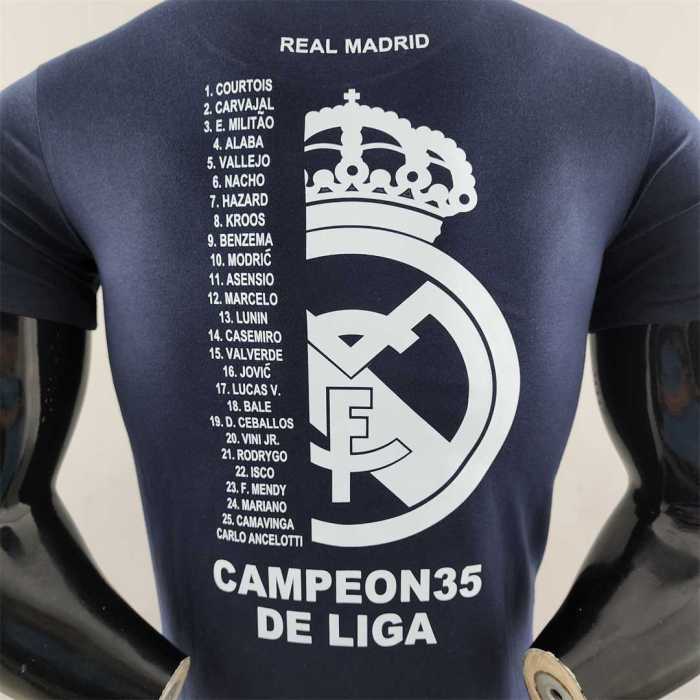 #K000167 Real Madrid Royal Blue Soccer T-shirt