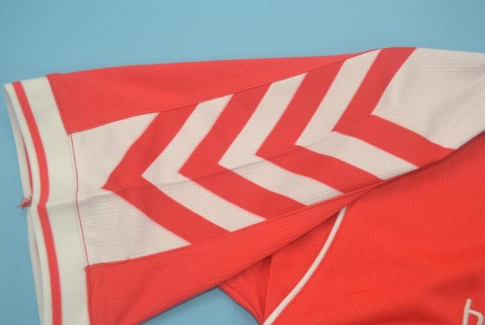 Retro Jersey 1998 Denmark Home Red Soccer Jersey Vintage Football Shirt
