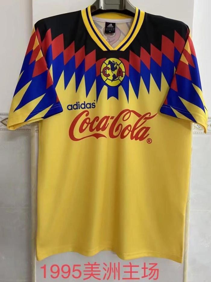 Retro Jersey 1995 Club America Aguilas Home Soccer Jersey