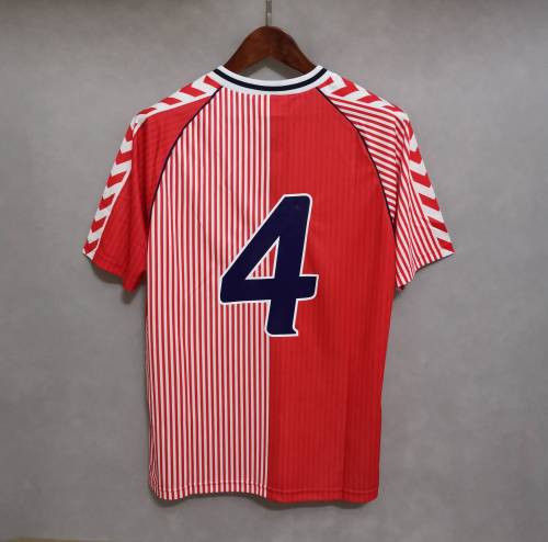 Retro Jersey 1986 Denmark 4 Home Soccer Jersey
