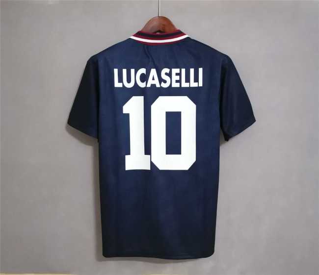 Retro Jersey 1994-1995 Ajax LUCASELLI 10 Away UCL Final Soccer Jersey Vintage Football Shirt