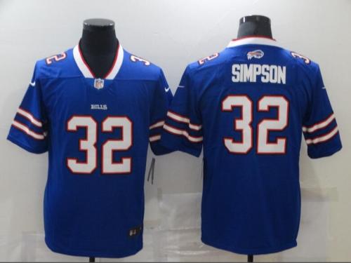 Buffalo Bills 32 SIMPSON Blue NFL Jeresey