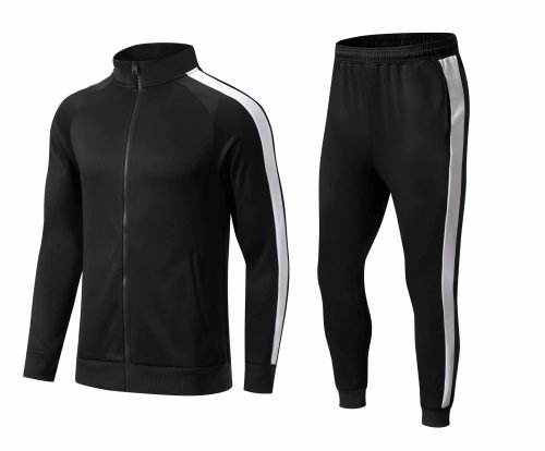 KJW 907-Kid And Men's Plate Jacket Training Suit-Black
