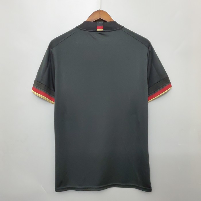 Retro Jersey 2020 Germany Away Black Soccer Jersey Vintage Football Shirt