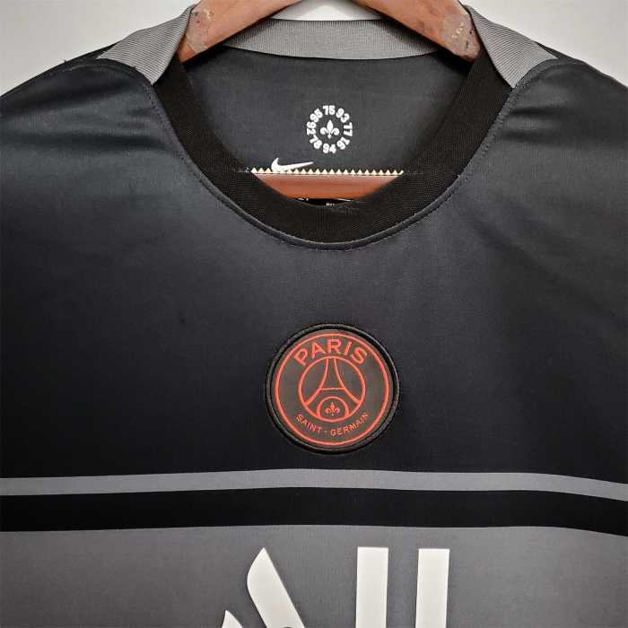 Retro Jersey 2021-2022 PSG Third Away Black Soccer Jersey