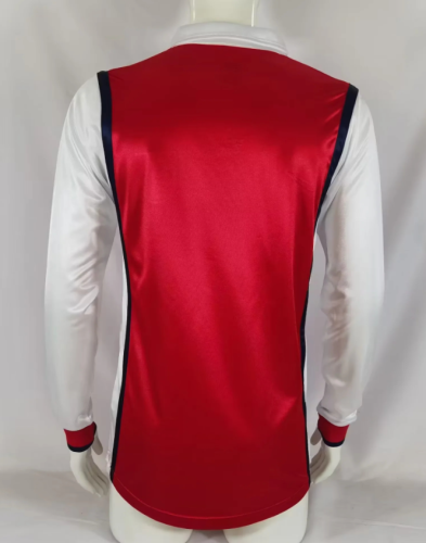 Long Sleeve Retro Jersey 1999-2000 Arsenal Home Soccer Jersey Vintage Football Shirt